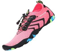SAGUARO Water Shoes for Women Men Quick Drying Wet Beach Aqua Shoes for Swim Sea Surfing Diving Sailing Pool Pink 39 EU/5.5 UK
