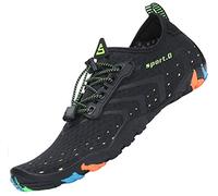SAGUARO Water Shoes Mens Women Beach Shoes for Swim Aqua Sea Wet Black, Gr.35 EU/2.5 UK