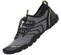 SAGUARO Water Shoes Mens Women Beach Shoes for Swim Aqua Sea Wet Jet Gray, Gr.43 EU/9 UK