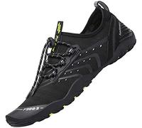 SAGUARO Water Shoes Mens Women Beach Shoes for Swim Aqua Sea Wet Licorice Black, Gr.45 EU/10.5 UK
