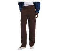Sagun Trousers, female, Desigual, Straight Trousers, Brown, S, Trousers S