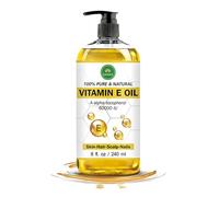 SAHAK Natural Vitamin E Oil, 100% Pure, Cold Pressed, 60,000 IU, Hexane-Free and GMO Free, Vitamin E Oil for
