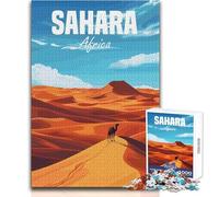 Sahara Africa Desert Jigsaw Puzzle 1000 Cognitive Development Fun Game Special Thoughtful Celebration Present Size 38x52cm