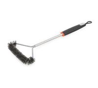 Sahara BBQ Grill Brush, Stainless Steel Barbecue Cleaning Brush with Long Handle for Charcoal & Gas Grills