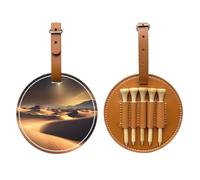 Sahara Desert Brown Golf tee Storage Bag - Easy to Carry Around and More efficient in Playing Golf