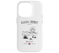 Sahara Desert Egypt Flag Arabic Script Sahara Souvenir Case for iPhone 14 Pro