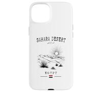 Sahara Desert Egypt Flag Arabic Script Sahara Souvenir Case for iPhone 15 Plus