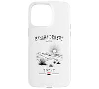 Sahara Desert Egypt Flag Arabic Script Sahara Souvenir Case for iPhone 15 Pro Max