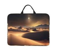 Sahara Desert Print 14in Laptop Case Sleeve Bag â€“ Padded for Protection, Portable Handle & Smooth Zipper
