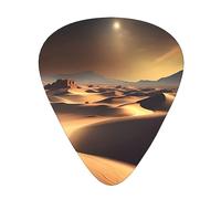Sahara Desert Printed guitar picks - three thicknesses: thin, medium and thick, suitable for electric guitar, bass and ukulele.