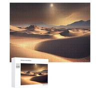 Sahara Desert Puzzle for Adults Wooden Jigsaw Puzzle for Mother's Day Premium Puzzle with Unique Art Design Challenging Brain Teaser Birthday Gift for All Ages 500 PCS