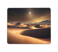 Sahara Desert Square Waterproof Non-Slip Rubber Base Mouse Mat for Office Laptop,Laptop Wireless Mouse Home Office Travel 10 X 12 Inch