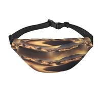 Sahara Desert Travel Fashion Waist Bag, Suitable for Sports, Running, Cycling, Traveling, Fishing Boys Large Crossbody Waist Bag,