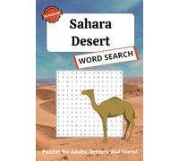 Sahara Desert Word Search Puzzle Book: Word Searches with Easy to Read Print about Animals, Geography, and Wonders of the Desert! | 6x9 inches, 110 ... Gift for Vacations, Car Rides, and Downtime!