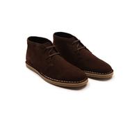 'SAHARA' Suede Leather Desert Lace up Chukka Boots Off the Hook Brown 12