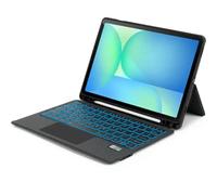 SaharaCase - ProTouch Slim Keyboard Case with Track Pad for Galaxy Tab S10 Lite (2025) and Galaxy Tab S10 FE, Black, (TB00466)