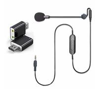 SaharaGaming attachable & detachable UNI Mute Switch Microphone (External Sound Card)
