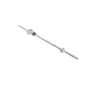 Saharuse 1pc 13mm Watch Hands Silver Black for NH35 NH36 7S26 7S36 4R35 4R36 Movement Watches Accessories Green Luminous(Black Green)