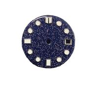 Saharuse 1pc 28.5mm Watch Dial Starry Sky Sparkling Star Blue Luminous Fit for NH35 NH36 Automatic Movement(4)