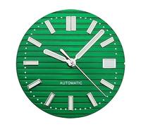 Saharuse 1pc 29.7mm Mechanical Watch Dial Fit for NH35 NH36 Movement C3 Green Luminous Parts Accessories Blue White Black Brown Faces(6)