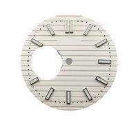 Saharuse 1pc 29.8mm Dial Suitable for NH38 Automatic Movement Men's Watch Replacement Accessories Steel Hollow Luminous(Dial-7)