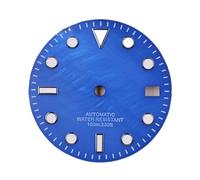 Saharuse 1pc 29mm Dial Green Luminous Watch Fit for NH35 NH36 Automatic Movement Face for NH35A NH36A Accessory(Blue)