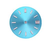 Saharuse 1pc 29MM Green Luminous Sterile Pink/Gold/Black/Blue/Red Watch Dial Fit for NH35 NH36 Movement Accessories(Black)