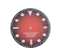 Saharuse 1pc 29MM Green Luminous Sterile Watch Dial Fit for NH35 NH36 Movement Accessories(C)