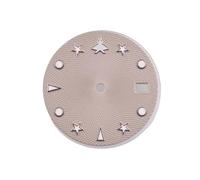 Saharuse 1pc 29mm Green Luminous Watch Dial Accessories for NH35 NH36 Movemen Face Grey White Blue Aircraft Pattern Parts(Style-3)