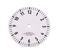 Saharuse 1pc 29mm Green Luminous Watch Dial Pilot FIT for NH35 NH36 PT5000 ST2130 for ETA 2824 2836 for Miyota 8205 8215 1612 Movement(White)