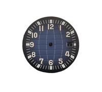 Saharuse 1pc 31.5mm Watch Dial C3 Green Luminous Single Calendar Sterile Face Fit for Nh35/nh36/nh70/nh38/nh72 Movements(NO Logo 4)