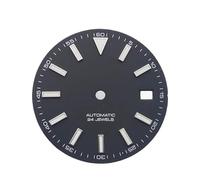 Saharuse 1pc 31mm Dial Hands for NH35 NH36 Mechanical Movement Datejust Accessories Parts Luminous(Black)