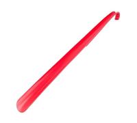 Saharuse 1PC 58.5cm Easy To Use Plastic Long Handle Shoes Horn Artifact Pull Pumping Women Men Shoe Spoon(Red)