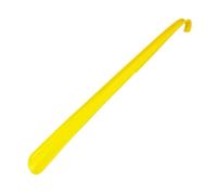 Saharuse 1PC 58.5cm Easy To Use Plastic Long Handle Shoes Horn Artifact Pull Pumping Women Men Shoe Spoon(Yellow)