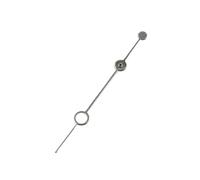 Saharuse 1pc Diving NH35 12.5MM Second Hand Red Green Blue Watch Hands for NH34 NH36 NH38 NH70 Movement Watches Pointers(NO.1 Silver)