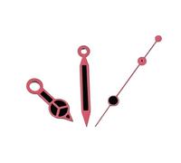 Saharuse 1pc NH ETA Watch Hands Silver/Blue/Pink Fit NH35 NH36 ETA2836 2824 PT5000 DG2813 3804 Movement Accessories(Silver-Black 2)