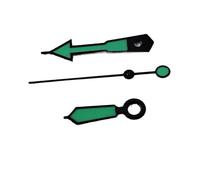 Saharuse 1pc NH35 Hands Green Luminous Arrow Shaped Needle Silver Black Edges Multicolor Suitable for NH36 4R 7S Movement (4)