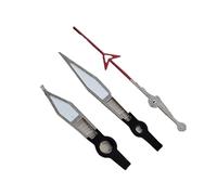 Saharuse 1pc NH35 Hands NH36 Watch Accessories Half Hollow Out Needle Green Luminous Suitable for 4R 7S Movement