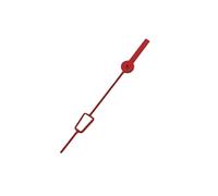 Saharuse 1pc NH35 Second Hands 12.5MM Silver Blue Red Green Luminous Watches Needles Fit NH34 NH36 NH38 NH70 NH72 Movement(NO.8 Yellow)