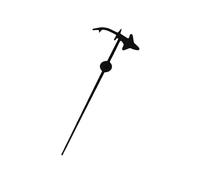 Saharuse 1pc NH35 Shark Second Hands 12.5mm Suitable for NH34 NH36 NH38 NH70 NH72 Movement Watches Pointers No Luminous Watch Accessory(NO.4 Black)