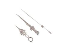 Saharuse 1pc Snowflake Shaped Hands Gold Rose Blue Silver Non Luminous Watch Needle Suitable for NH35 NH36 4R 7S Movement(4)