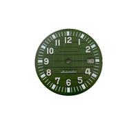 Saharuse 1pc Watch Dial Accessories Green Luminous Diameter 32mm Grenade for NH35 Movement(Green)