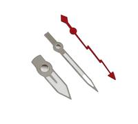 Saharuse 1set C3 Green Luminous NH35 Hand Lightning Second Hands Watches Needles for NH34 NH36 NH38 Movement Pointers Parts(NO.7 Silver Green)