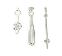Saharuse 1set C3 Green Luminous Watch Hands Accessories for NH35/NH36/4R/7S Movement Needle Gold Silver Rose(Gold)