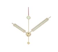 Saharuse 1set Green Luminous NH35 Watch Hands Square Needle Men's Diving Parts for NH36 NH35A 4R36 Movement(Sliver)