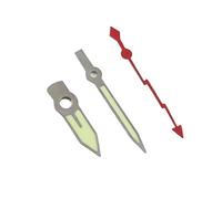 Saharuse 1set NH35 Hand Lightning Second Hands C3 Green Luminous Watches Needles for NH34 NH36 NH38 Movement Pointers Parts(NO.9 Silver Blue B)