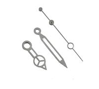 Saharuse 1set NH35 Watch Hands Blue Green Red Luminous Suitable for NH34 NH36 NH38 NH70 Movement Watches Pointers(NO.1 Silver)