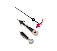 Saharuse 1set NH35 Watch Hands Silver Edge Pointer Turtle/Fish Second No Luminous Accessories for NH36 4R 7s Movement(Orange Fish)