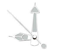 Saharuse 1set Silver/Black/Rose Gold/Gold NH35 NH36 Hands C3 Green Luminous Watches Pointers for NH35/NH36/4R/7S Movement(Gold)