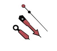 Saharuse 1set SKX NH35 Hands Green Luminous Red Silver Gold Blue Watch for NH34 NH36 4R 7S Movement 007 009 Watches Pointers(NO.1 Silver)